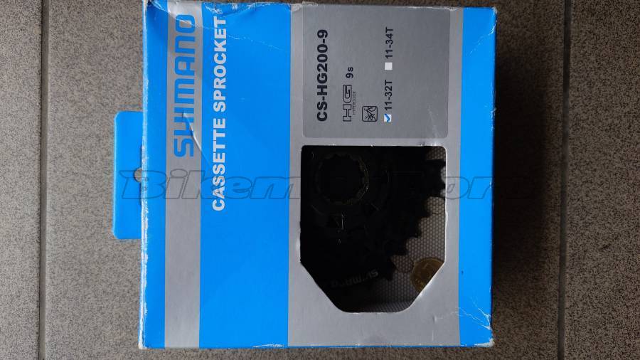 Shimano 11-32 9s sor fekete Shimano CS-HG200-9 Mountain Bike Alkatrész, MTB Hajtásrendszer nem használt ELADÓ