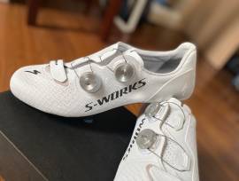 S-works 7 road 44 fehér cipő S-works 7 rd Cipő / Zokni / Kamásli 44 Országúti nem használt férfi/unisex ELADÓ