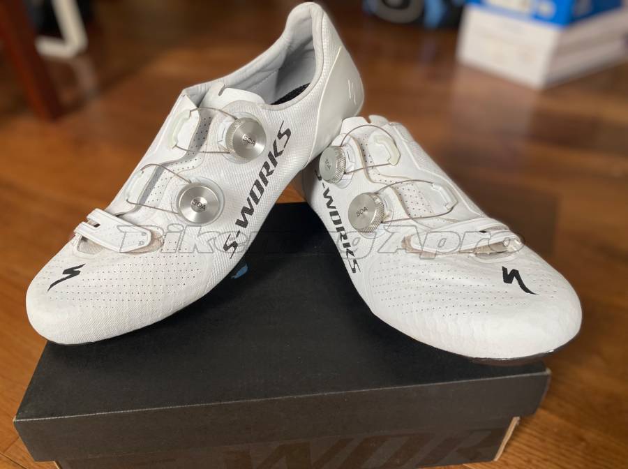 S-works 7 road 44 fehér cipő S-works 7 rd Cipő / Zokni / Kamásli 44 Országúti nem használt férfi/unisex ELADÓ