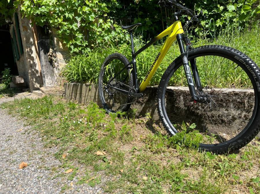 CANNONDALE Scalpel Hardtail Carbon 3 Mountain Bike 29" elöl teleszkópos Shimano SLX használt ELADÓ