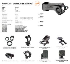 KTM Line Stem Sidewinder 7 ICR 90 mm stucni + Kiox óra tartó (light) KTM Line Stem Sidewinder 7 ICR 90 mm Mountain Bike Alkatrész, MTB Kormány / Stucni / Markolat nem használt ELADÓ