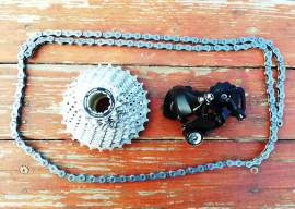 Shimano 105 (5800) szett – kazetta + hátsó váltó + lánc Shimano 105 (5800)  Road Bike & Gravel Bike & Triathlon Bike Component, Road / Gravel Bike Derailleurs mechanical Shimano 105 used For Sale