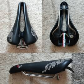 Selle SMP T3 nyereg. Használt, új állapotú! Országúti, triatlon, timetrial felhasználásra. 246x133mm .  Országúti / Gravel / Triatlon Alkatrész, Országúti Nyereg / Nyeregcső használt ELADÓ