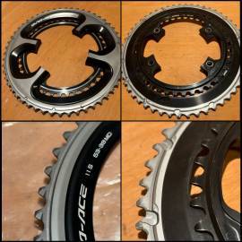 Shimano Dura-Ace FC-9000 lánctányér szett. Használt, új állapotú! 53/39t, 11speed.  . Road Bike & Gravel Bike & Triathlon Bike Component, Road Bike Drivetrain used For Sale