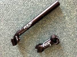 KLS Kellys nyeregcső és kormányszarv Mountain Bike Alkatrész, MTB Nyereg / Nyeregcső nem használt ELADÓ