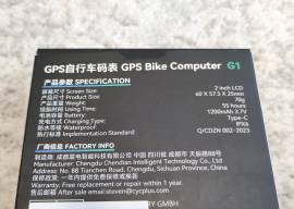 CYCPLUS G1 GPS kerékpáros computer CYCPLUS G1  Computer / GPS / Kamera nem használt ELADÓ