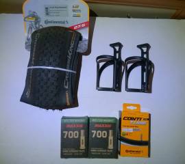 Vegyes, Új Continental CrossKing Shieldwall 27.5 x 2.2 mountain bike, trekking belsők, kulacstartó CrossKing Shieldwall Mountain Bike Components, MTB Wheels & Tyres 27.5" (650b) new / not used For Sale