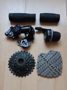 Újszerű 7 sebességes váltás szett. . Mountain Bike Components, MTB Derailleurs used For Sale
