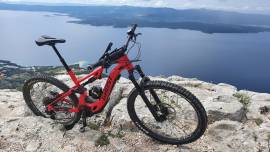 GHOST ASX 6.7+ Electric Mountain Bike 29" front 27.5" back (Mullet) dual suspension Bosch SRAM NX Eagle used For Sale