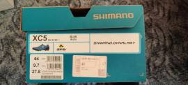 Új Shimano SH-XC501 MTB SPD KÉK 44 eladó Shimano SH-XC501  Shoes / Socks / Shoe-Covers 44 MTB new / not used male/unisex For Sale