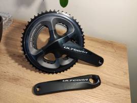 Újszerű Shimano Ultegra 8000 hajtómű 2×11 FC-R8000 Road Bike & Gravel Bike & Triathlon Bike Component, Road Bike Drivetrain used For Sale