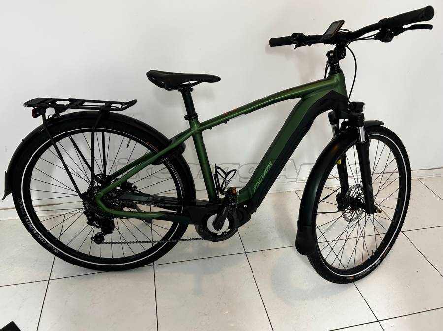 MERIDA espresso 400 EQ Elektromos Trekking/cross 25 km/h Shimano 501-600 Wh használt ELADÓ
