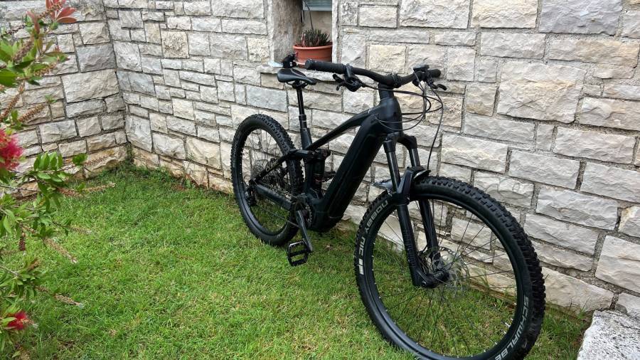 CUBE STEREO HYBRID 140 PRO CARBON Electric Mountain Bike 27.5"+ dual suspension Bosch Shimano Deore Shadow+ used For Sale