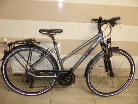 KTM Life Force trekking,Deore,integrált hajtás,46cm Trekking/cross V-brake used For Sale