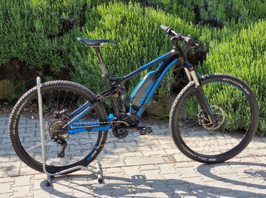 GHOST Ghost Kato FS Hybrid fully Ebike Magura 4 dugattyú Elektromos Mountain Bike 29" elöl teleszkópos Shimano Shimano Deore Shadow+ használt ELADÓ