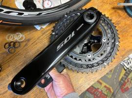 Shimano 105 12s hajtómű (50/34) 172.5 mm FC-R7100 Road Bike & Gravel Bike & Triathlon Bike Component, Road Bike Drivetrain Shimano 105 Di2 shimano outi used For Sale