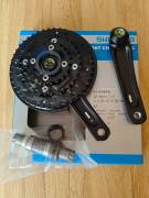 Shimano Alivio / Deore hajtómű szett FC-T4010 / Octalink / FD-M591-6 Mountain Bike Alkatrész, MTB Hajtásrendszer nem használt ELADÓ