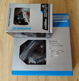 Shimano Alivio / Deore hajtómű szett FC-T4010 / Octalink / FD-M591-6 Mountain Bike Alkatrész, MTB Hajtásrendszer nem használt ELADÓ