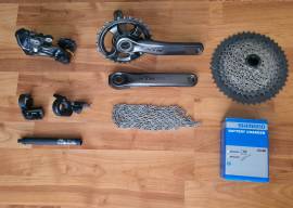Shimano XTR di komplett hajtás XTR Mountain Bike Alkatrész, MTB Hajtásrendszer használt ELADÓ