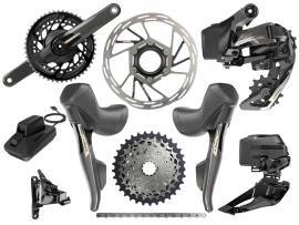 SRAM Force eTap AXS Road Disc HRD 2x12 váltószett vattmérővel SRAM Force eTap AXS Road Disc HRD 2x12 váltószett  Road Bike & Gravel Bike & Triathlon Bike Component, Road / Gravel Bike Derailleurs electronic SRAM Force eTap AXS new / not used For Sale