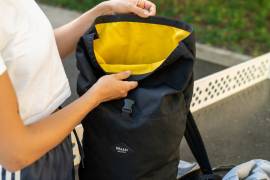 Braasi Rolltop basic hátizsák 17.5L (fekete) Braasi Rolltop basic Hátizsák / Táska használt ELADÓ