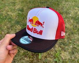 Új Red Bull fekete/fehér/piros hálós sapka, snapback, cap, hat Red Bull Sisak / Sapka nem használt ELADÓ