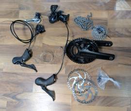 Shimano Ultegra Disc 2x11s szett! Ultegra Országúti / Gravel / Triatlon Alkatrész, Országúti Hajtásrendszer Shimano Ultegra shimano outi használt ELADÓ