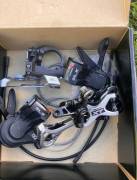 Shimano komplett váltószett XT/SLX Shimano XT & SLX Mountain Bike Components, MTB Derailleurs used For Sale