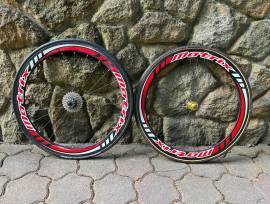 MATRIX Szingós Karbon Kerek Kiváló Állapot Matrix T50 50mm Országúti / Gravel / Triatlon Alkatrész, Országúti  Kerék / Felni / Gumi 28" használt ELADÓ