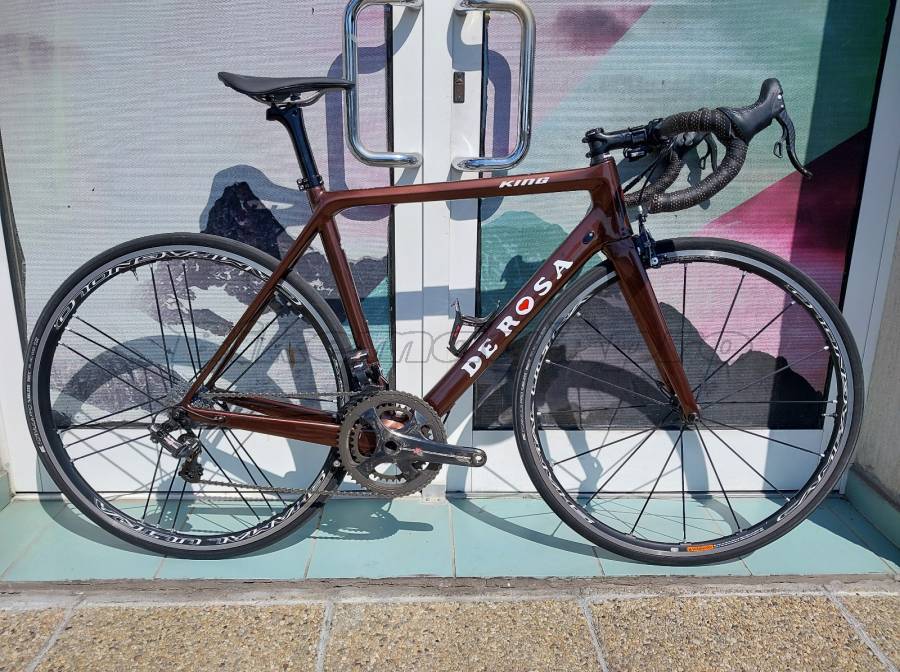 DE ROSA King Carbon Campagnolo Super Record EPS Carbon (54 Országúti Campagnolo Super Record EPS patkófék nem használt ELADÓ
