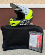 Új Troy Lee Designs GP Volt matt szürke/sárga sisak, bukósisak (S/M) Troy Lee Designs GP Helmets / Headwear MTB S/M new / not used For Sale