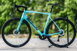 BIANCHI Specialissima Ultegra Di2  Országúti Shimano Ultegra Di2 tárcsafék használt ELADÓ