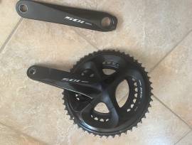 Shimano 105 50-34 - 175 hajtokar eladó jó állapotú  Shimano Országúti / Gravel / Triatlon Alkatrész, Országúti Hajtásrendszer Shimano 105 shimano outi használt ELADÓ