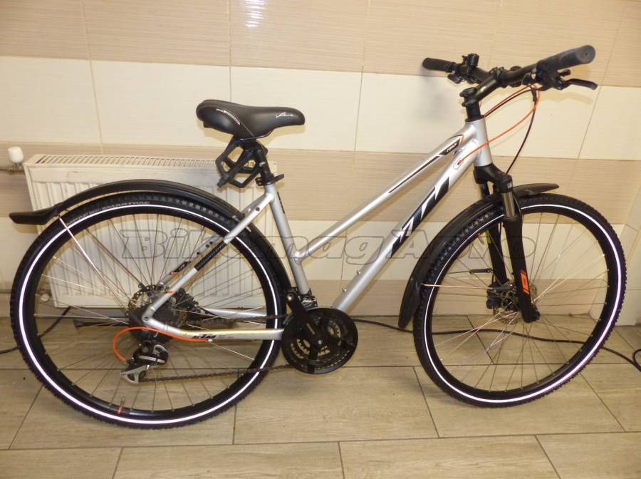 KTM Life Comp női trekking,hidr.fék,megkímélt,46cm Trekking/cross tárcsafék használt ELADÓ