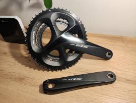 Szép állapotú Shimano 105 hajtómű 2×11 FC-R7000 Országúti / Gravel / Triatlon Alkatrész, Országúti Hajtásrendszer használt ELADÓ