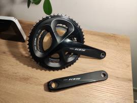 Szép állapotú Shimano 105 hajtómű 2×11 FC-R7000 Országúti / Gravel / Triatlon Alkatrész, Országúti Hajtásrendszer használt ELADÓ
