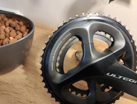 Szép állapotú Ultegra FC-R8000 hajtómű 2×11 FC-R8000 Országúti / Gravel / Triatlon Alkatrész, Országúti Hajtásrendszer használt ELADÓ