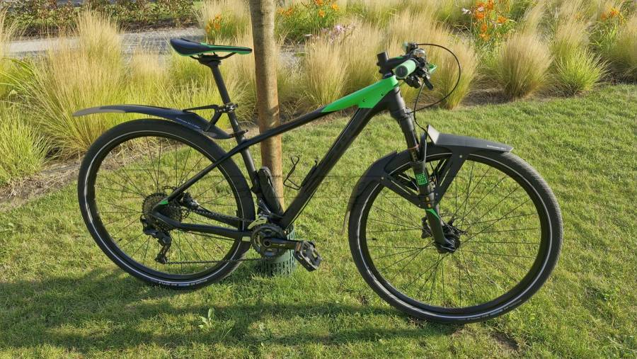 CUBE Reaction GTC CF Full XT 2x11 Mountain Bike front suspension Shimano Deore XT used For Sale