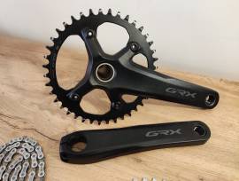 Újszerű GRX 610 szett 1×12 GRX 610 Országúti / Gravel / Triatlon Alkatrész, Országúti Fék / Fékváltókar mechanikus használt ELADÓ