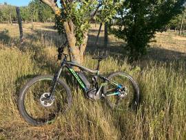 BADDOG Fully Bosch Electric Mountain Bike 27.5" (650b) dual suspension Bosch Shimano Deore XT used For Sale