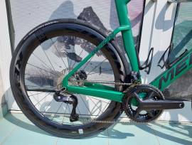 MERIDA REACTO 8000 IV3  SELYEM ÖRÖKZÖLD (FEKETE) ( (S,M) Országúti Shimano Ultegra Di2 tárcsafék új / garanciával ELADÓ