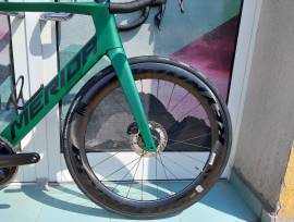 MERIDA REACTO 8000 IV3  SELYEM ÖRÖKZÖLD (FEKETE) ( (S,M) Országúti Shimano Ultegra Di2 tárcsafék új / garanciával ELADÓ