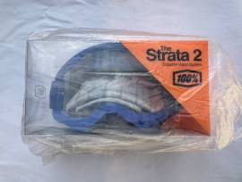 Új 100% Strata 2 kék, átlátszó lencsés szemüveg, védőszemüveg 100% Strata 2 Eyewear / Sunglasses DH new / not used For Sale