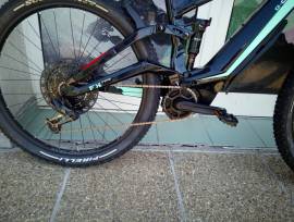 MERIDA AKCIÓ::Bianchi e-Omnia FX Type - GX Eagle 1x12 ( L Elektromos Mountain Bike 29" össztelós / fully Bosch SRAM SX Eagle új / garanciával ELADÓ