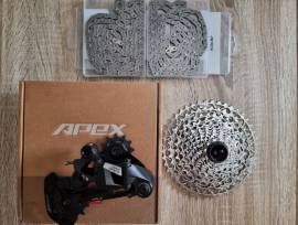 SRAM VÁLTÓ, FOGASKOSZORÚ, LÁNC SRAM APEX Országúti / Gravel / Triatlon Alkatrész, Országúti / Gravel Váltó / Váltórendszer / DI2 mechanikus használt ELADÓ