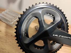 Új Shimano Ultegra 8000 hajtómű 2×11 FC-R8000 Országúti / Gravel / Triatlon Alkatrész, Országúti Hajtásrendszer nem használt ELADÓ