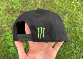 Új Monster Energy fekete színű sapka, snapback, cap Monster Energy Sisak / Sapka nem használt ELADÓ