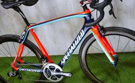 SPECIALIZED TARMAC CARBON RED eTap DURA Road bike used For Sale