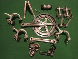 Dura-Ace 7100 szett. Országúti Országúti / Gravel / Triatlon Alkatrész, Országúti Hajtásrendszer Shimano Dura Ace shimano outi használt ELADÓ