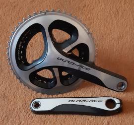 Shimano Dura-Ace FC-9000 hajtómű. 2x11, 50/34t, 172,5mm. Használt, jó állapotú! . Országúti / Gravel / Triatlon Alkatrész, Országúti Hajtásrendszer használt ELADÓ